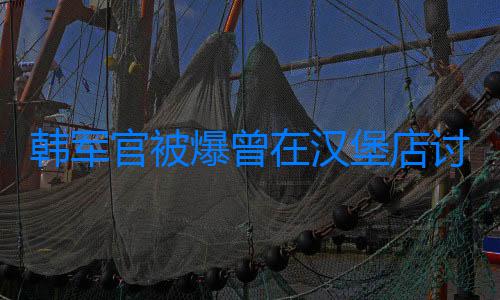 韓軍官被爆曾在漢堡店討論實施“緊急戒嚴”，韓網友“造?！鄙媸虏惋嬈放?，后者回應